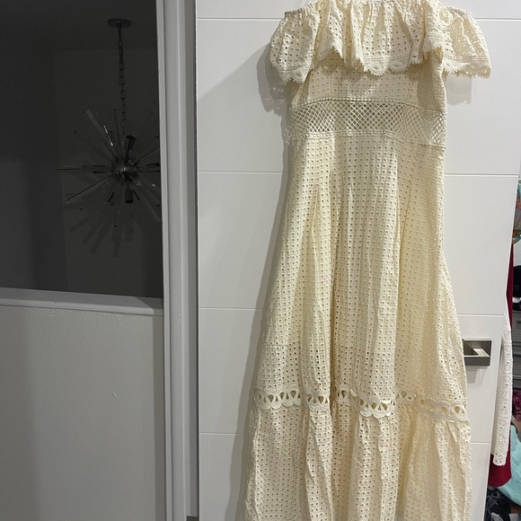 Summer Dress off the shoulder New never worn Size Large but fits Medium - Picture 3 of 10